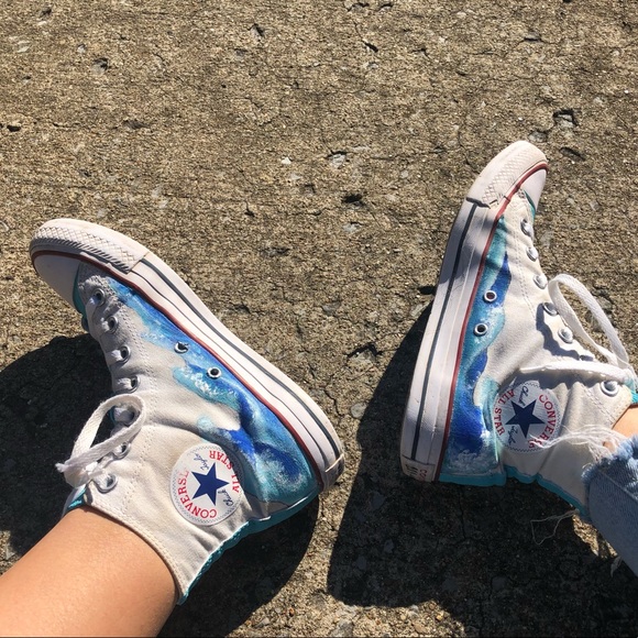 Custom Painted Converse! - Picture 5 of 7